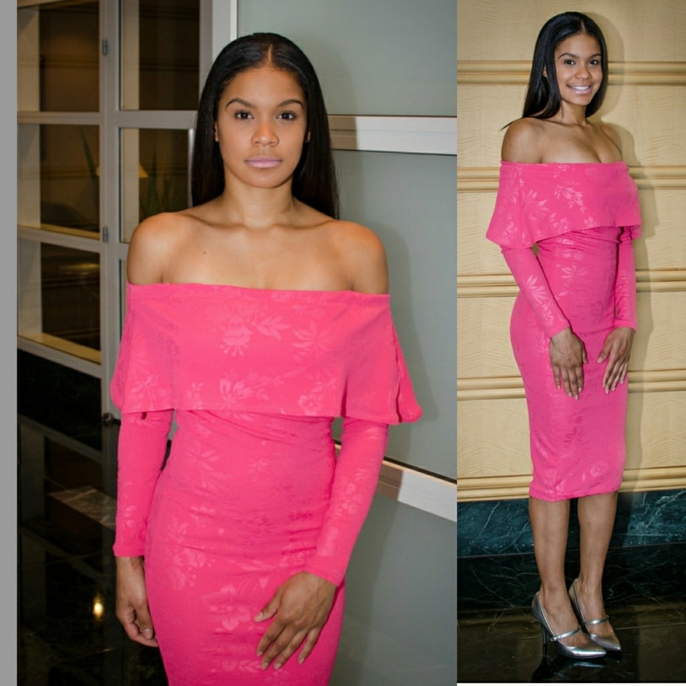 Off The Shoulder, Body Flare Dress