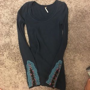Free people long sleeve shirt