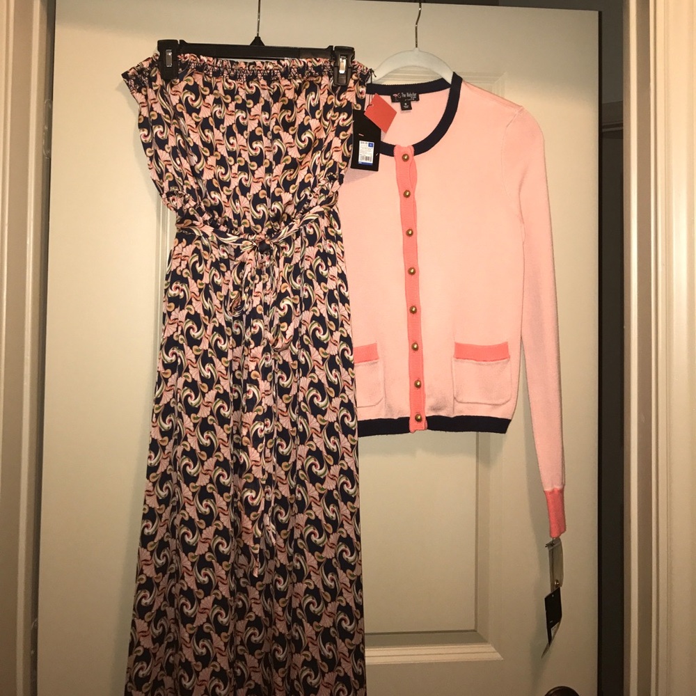 The Webster @ Target deco maxi (L) & cardi (S) NWT