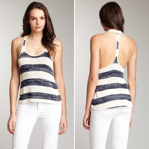 Dolce Vita Tops - Dolce Vita Monico Cutaway Tank in Navy