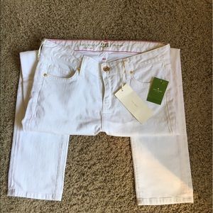 NWT Kate Spade Play Hooky White Perry Street Jeans