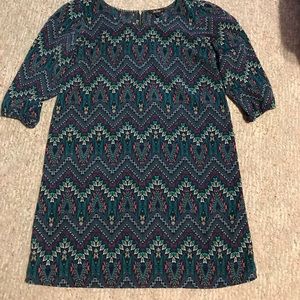 3/4 Length Shift Dress Large