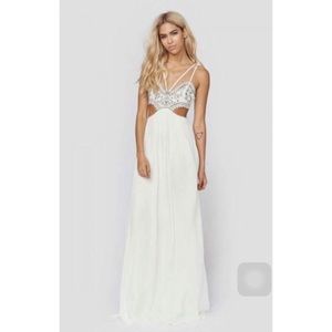 Jetset diaries white maxi dress