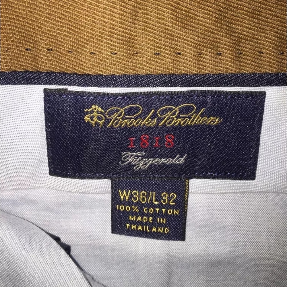 ❌SOLD❌Brooks Brothers 1818 Fitzgerald Flat Front - Picture 3 of 4