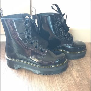 Dr Martens Molly Patent Leather Boots
