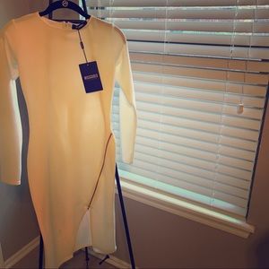 Missguided white dress.