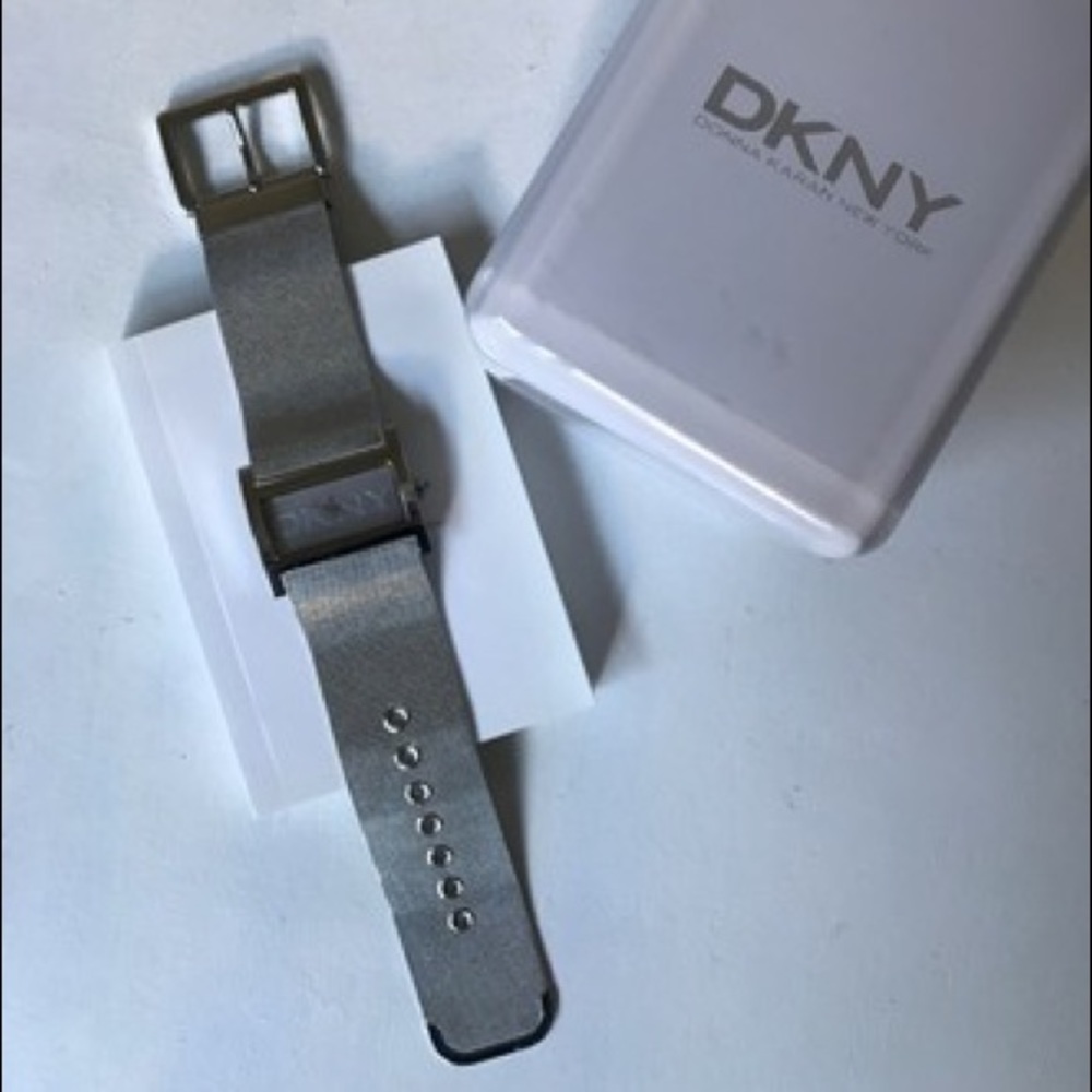 DKNY silver mesh watch