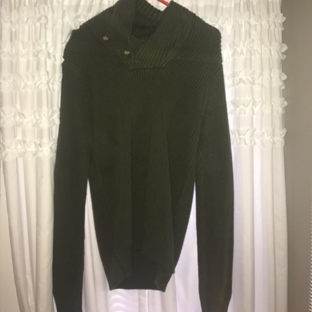 Olive green sweater