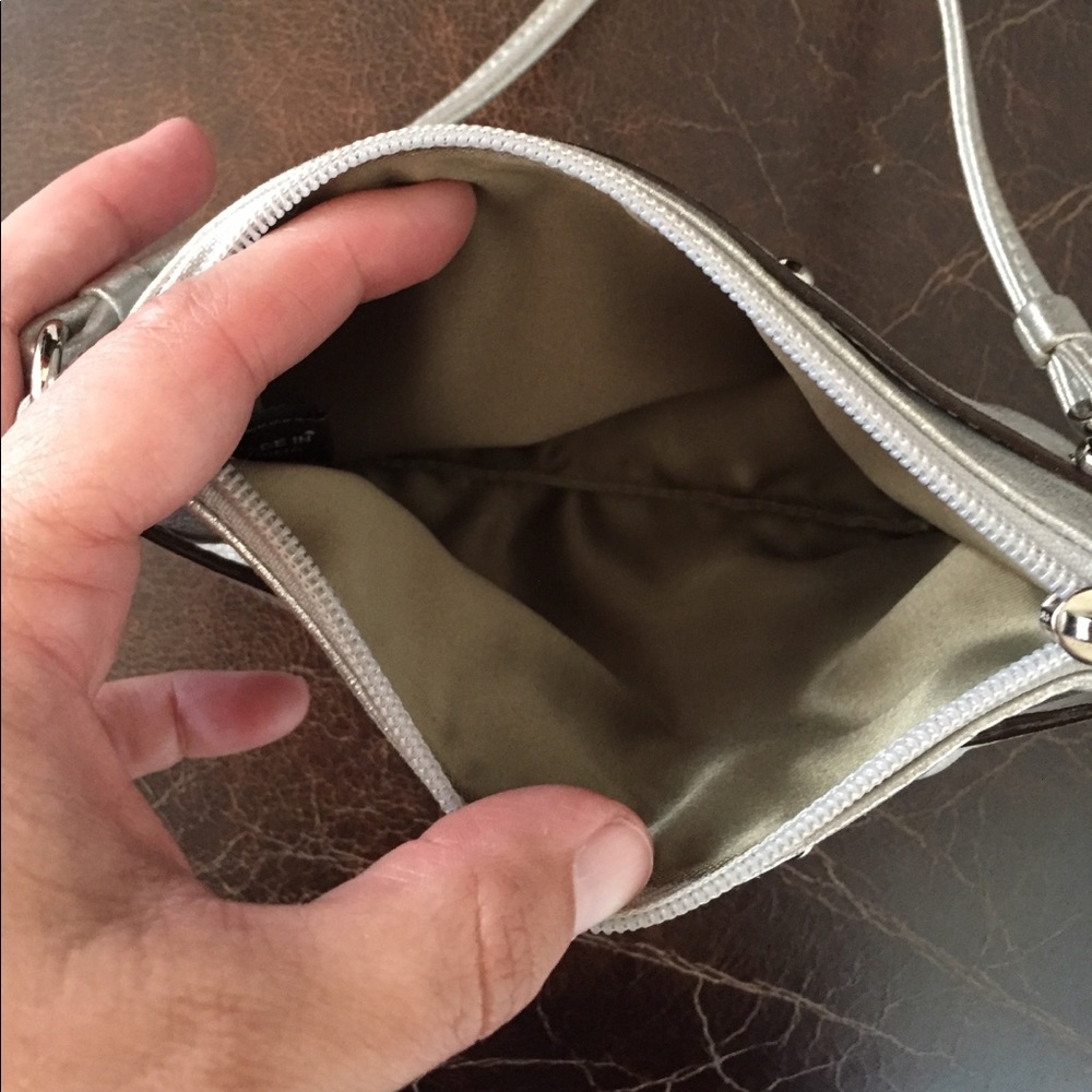 Coach Silver Wristlet - Never Used - Picture 3 of 4