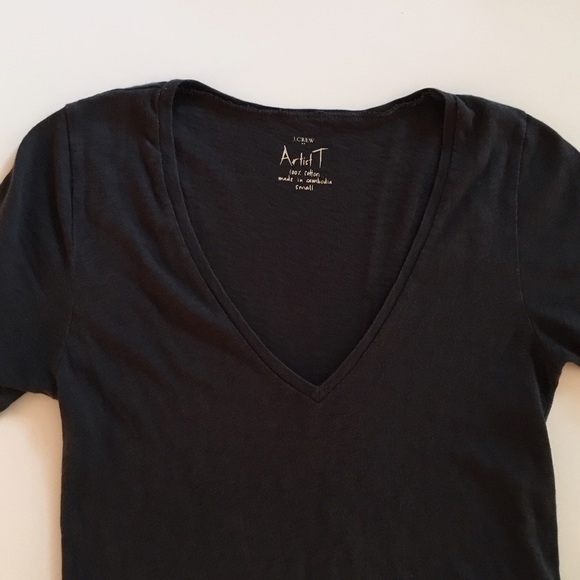 J. Crew Navy Blue Tee - Picture 2 of 3