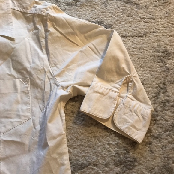 White Adolfo button-down dress shirt - Picture 4 of 6