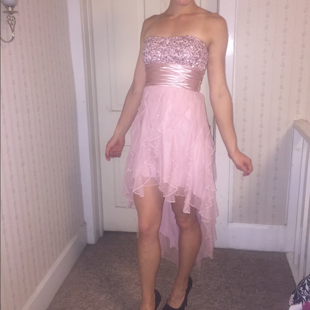 Deb pink homecoming dress