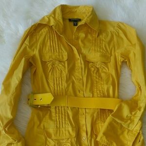 Bebe Yellow Spring Summer Coat