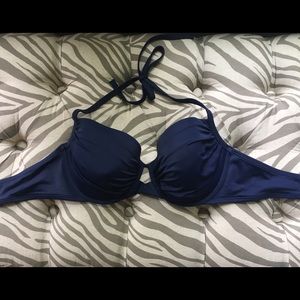NWOT Victoria Secret Navy Push-up Bikini Top