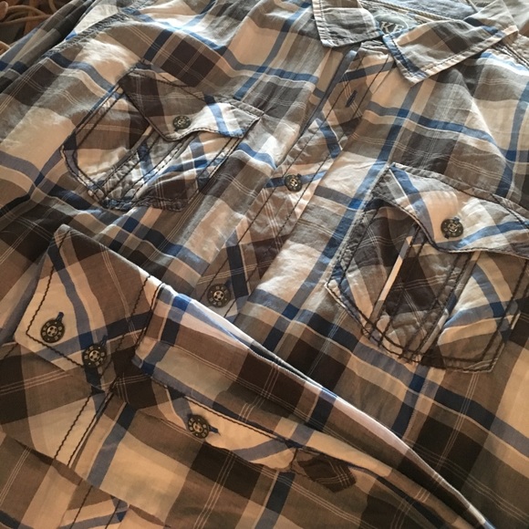 BKE button up, long sleeve, SIZE L - Picture 2 of 5