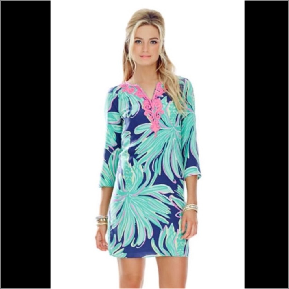 Lilly Pulitzer Rylee shift tiger Palm