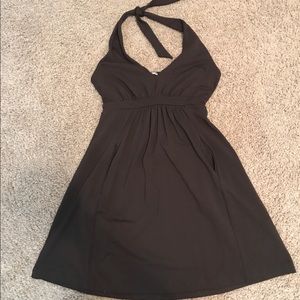 Susan Monaco Halter dress sz.XS brown EUC