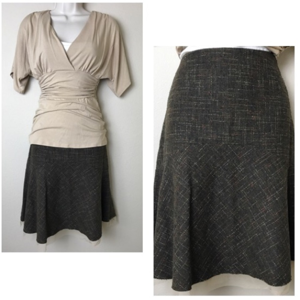 Necessary Objects Wool Skirt XS