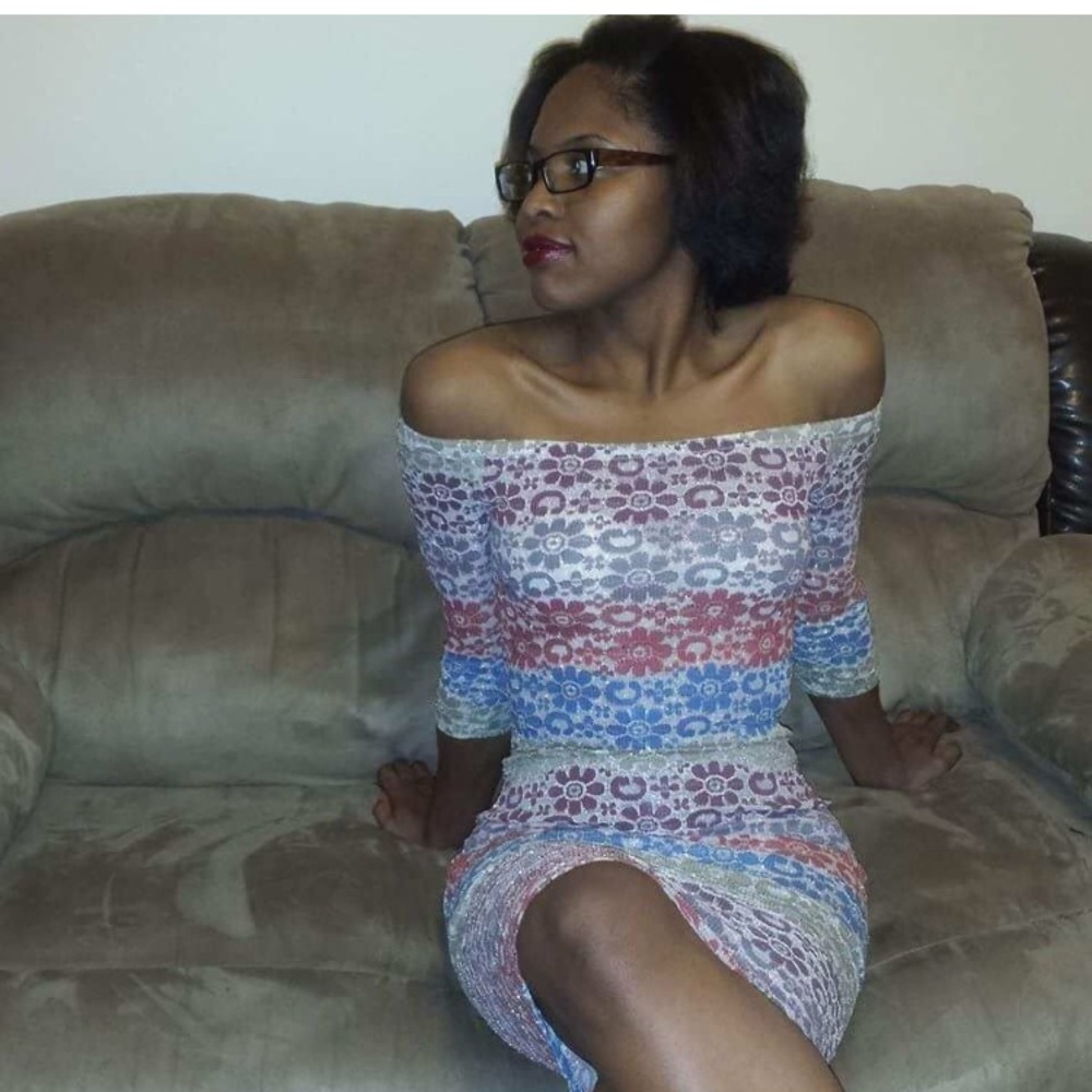 Multi color off the shoulder dress