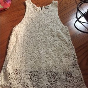Like new Lucky size L lace top