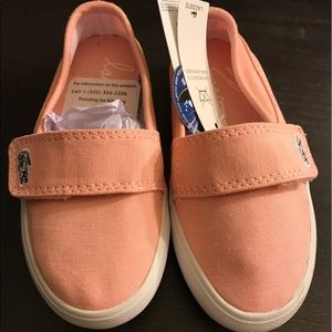 Lacoste canvas toddler girl shoes