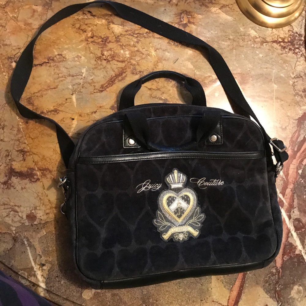 Black Juicy Couture Laptop case
