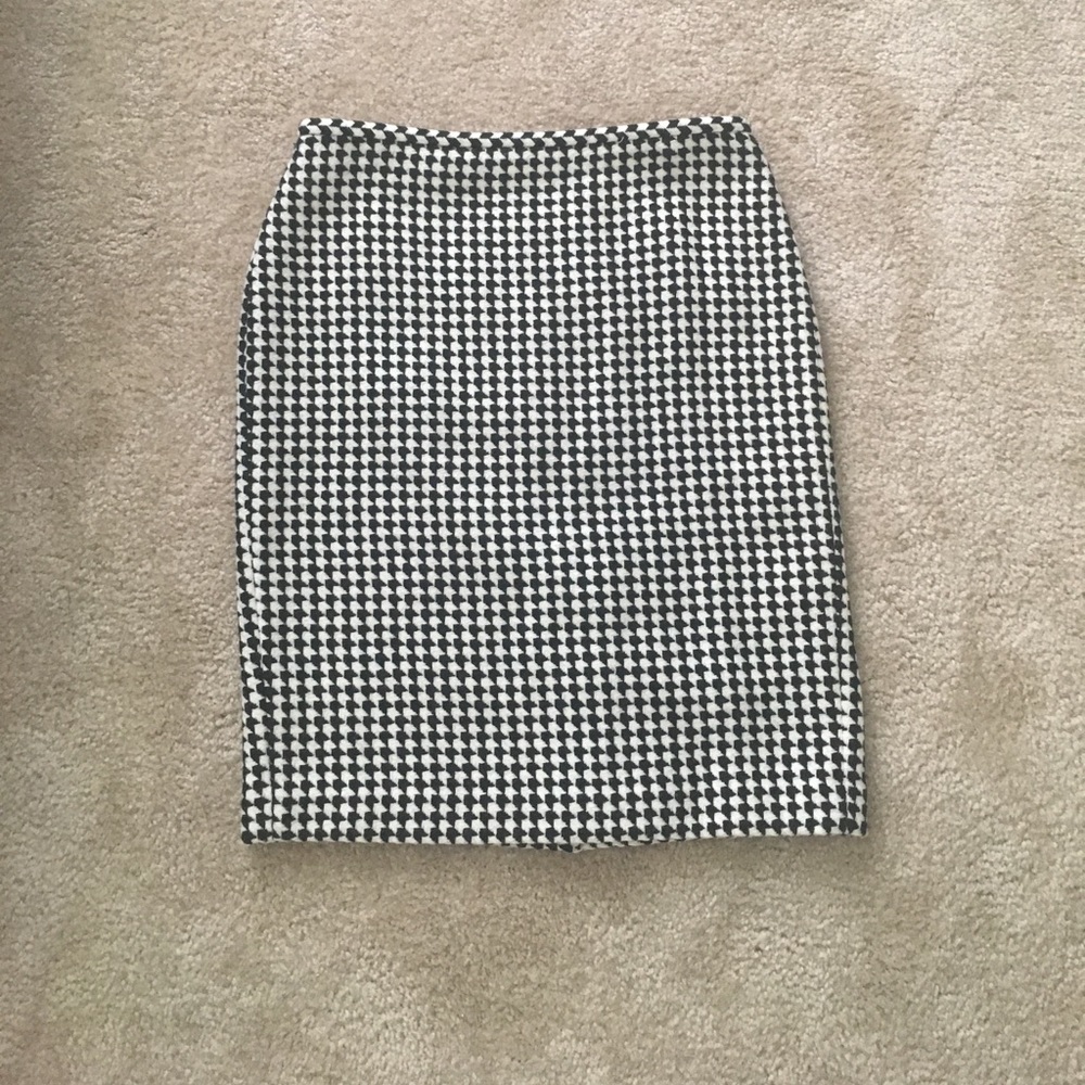 LOFT plaid wrap skirt