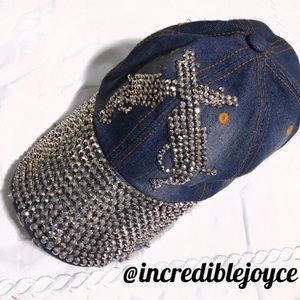💎Ball cap with bling 💎