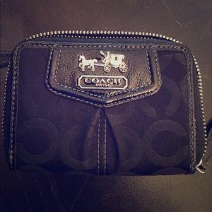 Coach zip around wallet