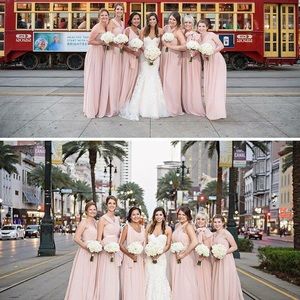 Sorella Vita Bridesmaid Dress Blush Size 8