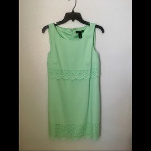 White House Black Market Turquoise Dress
