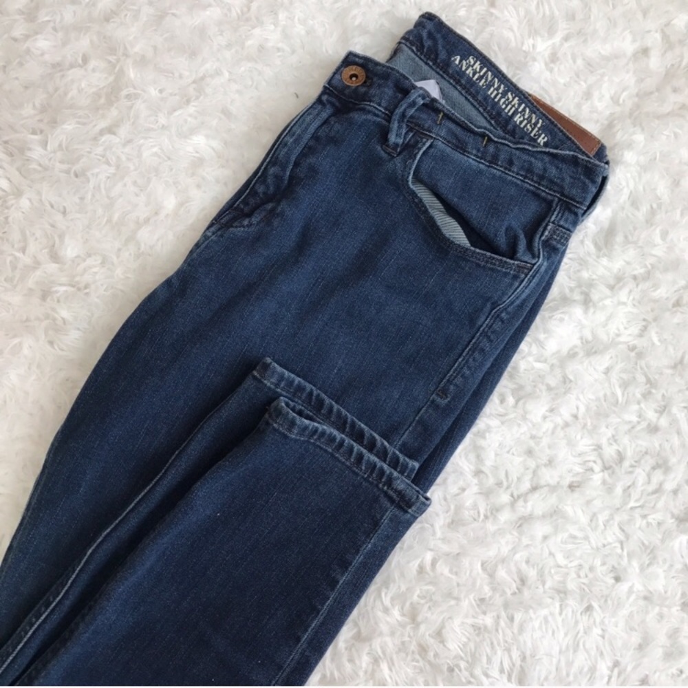 Madewell 10'' skinny skinny ankle high riser jeans