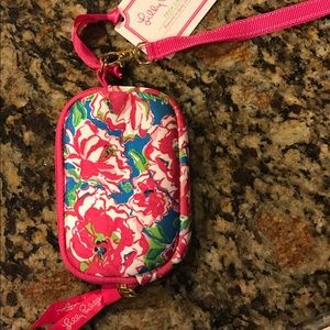 NTW Lilly Pulitzer tech case/wristlet