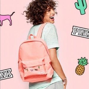 New VS PINK backpack. Limited edition. With pins.