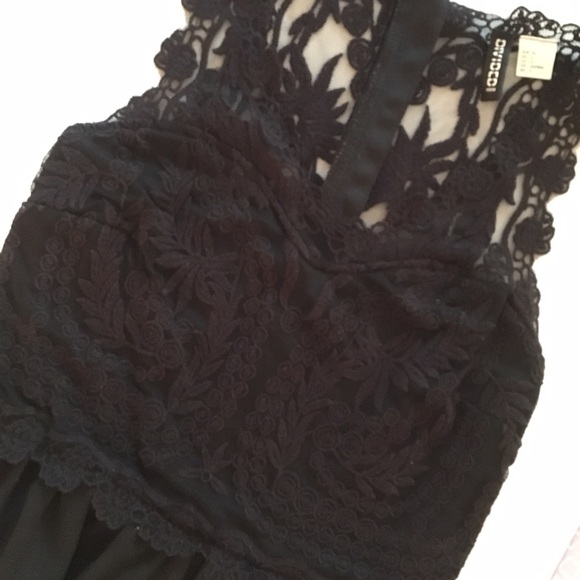 H&M Lace Bodice Black Dress - Picture 5 of 6