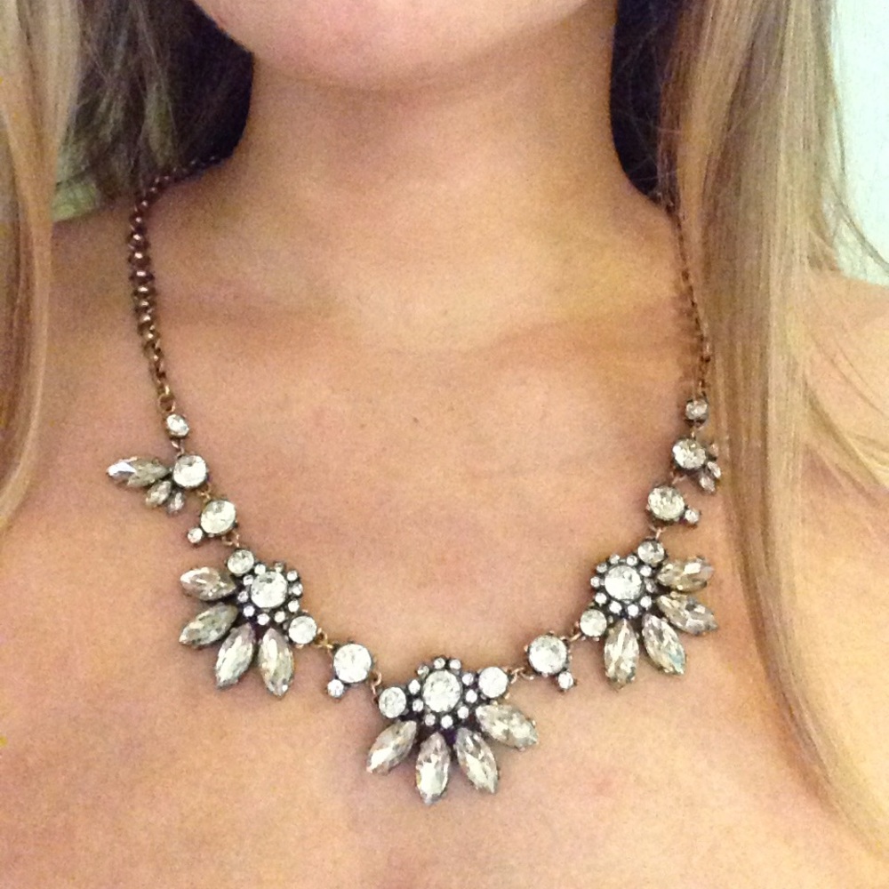 J Crew crystal necklace