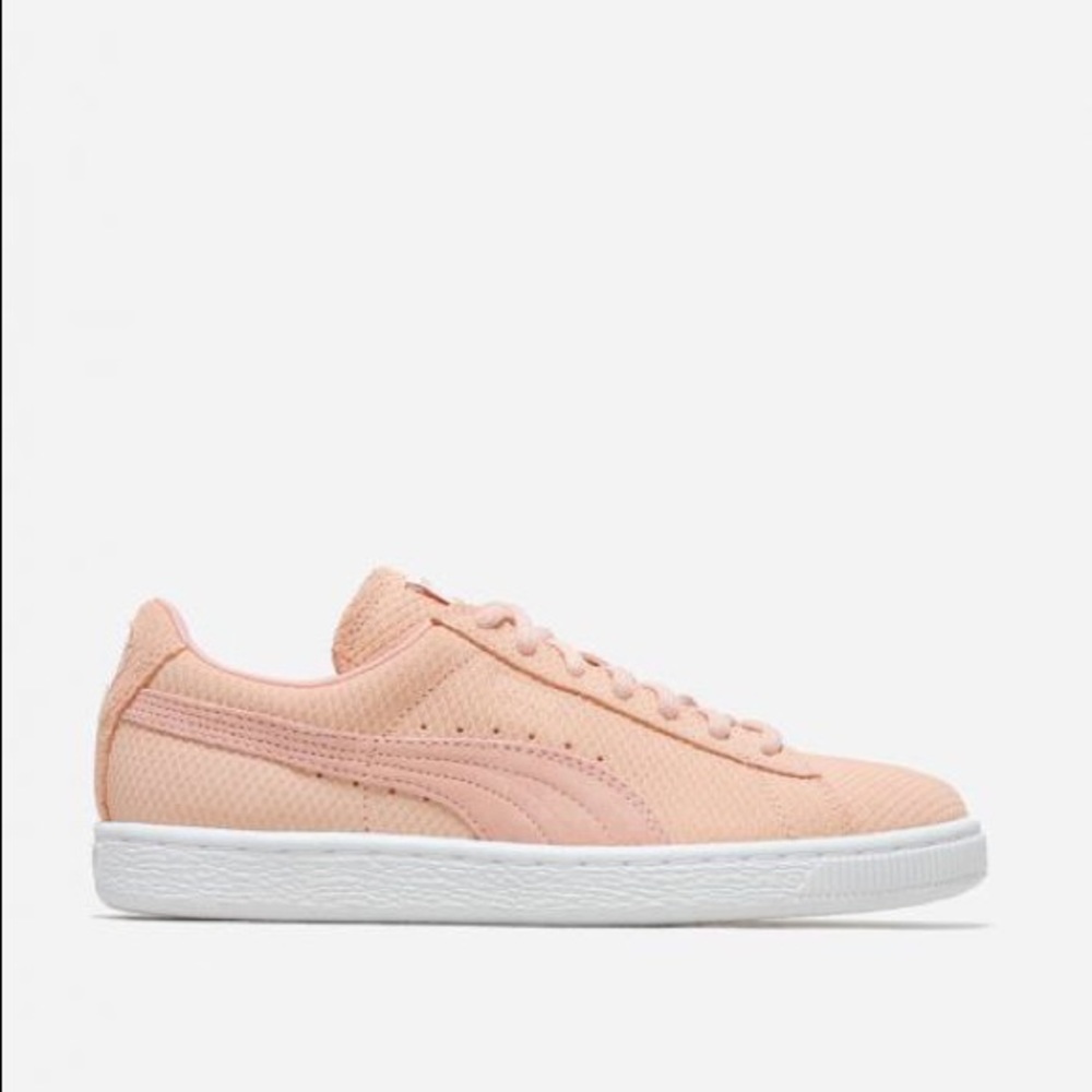 PUMA // classic pink suede winterize sneakers