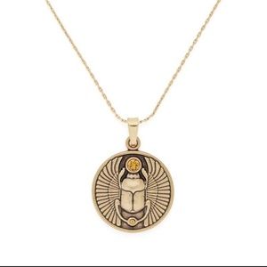 Alex and Ani Scarab Gold Necklace