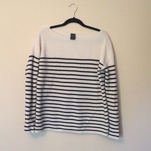 Oversized Striped Sweater