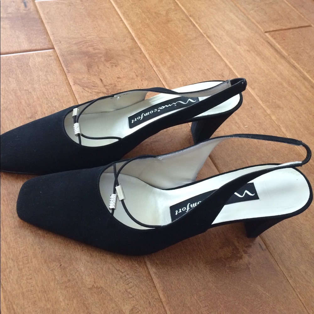 Nina Black with Leather Sole