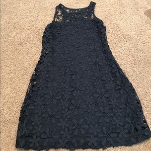 Hollister lace navy dress sz. XS