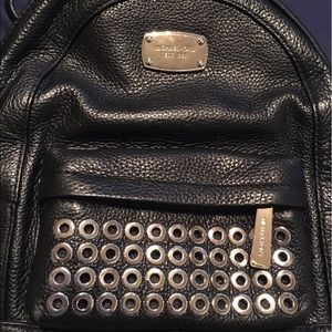 Michael Kors leather studded small black bag