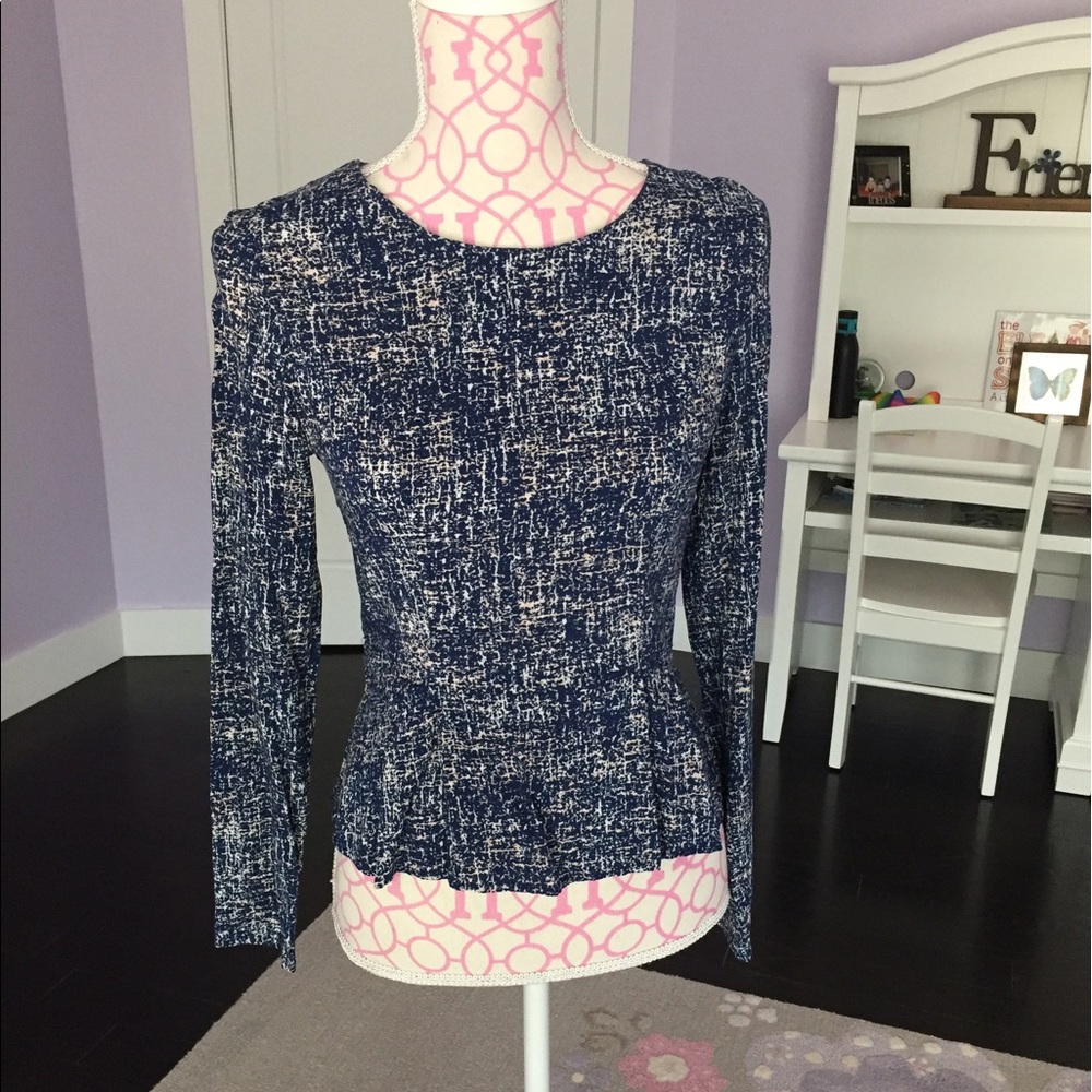 Banana Republic Peplum Top 2
