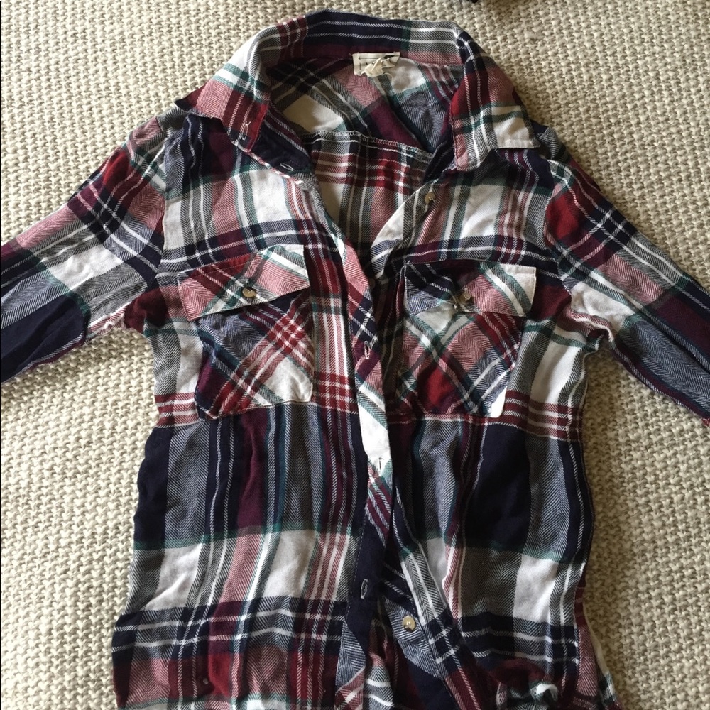 Long sleeve lightweight flannel