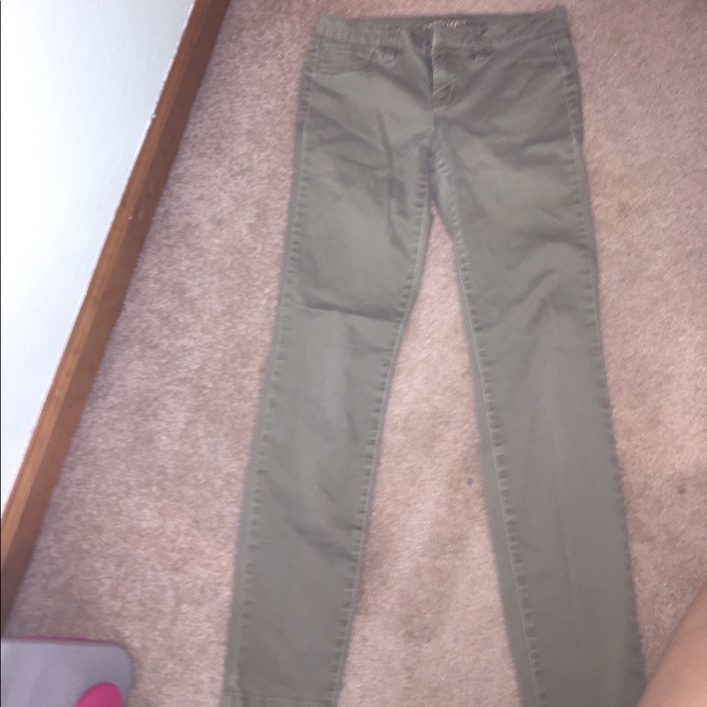 Army green pants