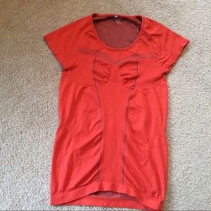 Orange Sweaty Betty running top. Size L.