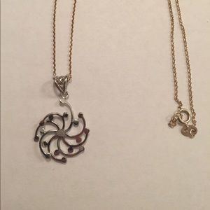 Silver snowflake necklace, never worn