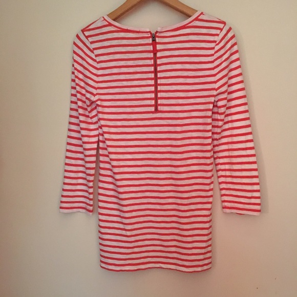 J. Crew Striped 3/4 Length Sleeve Top - Picture 2 of 4