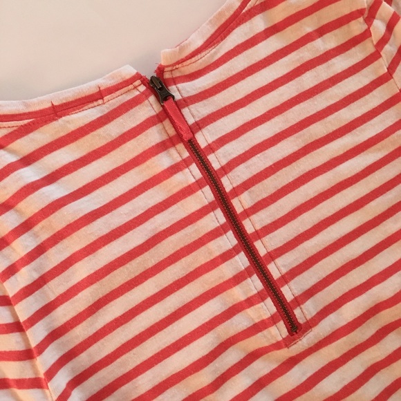 J. Crew Striped 3/4 Length Sleeve Top - Picture 3 of 4