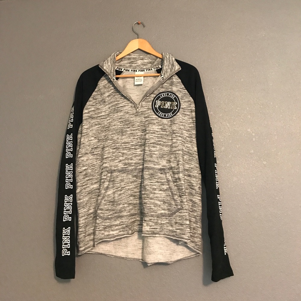 VS PINK Half Zip Up